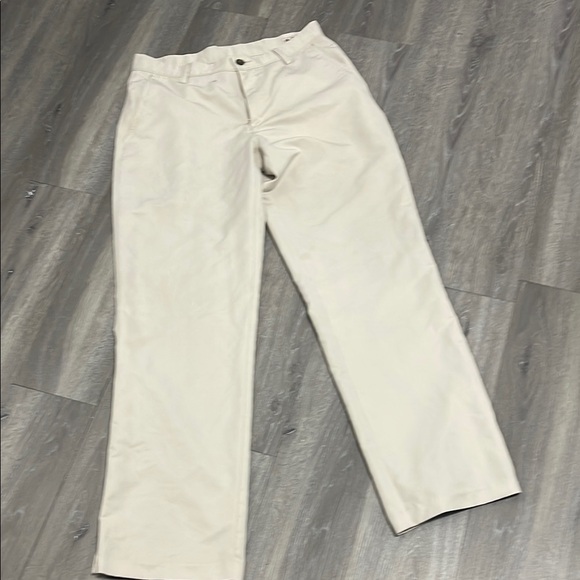 MN2 Adidas Cream Chinos Classic Straight-Leg - Picture 1 of 5